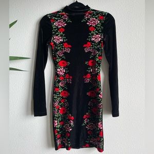 H&M Velvet Body-con Dress